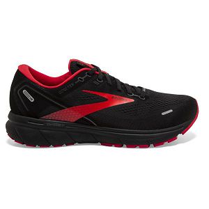 Brooks Ghost 14 GTX Road Running Shoes - Mens, Black/Red | IE-HDL860497